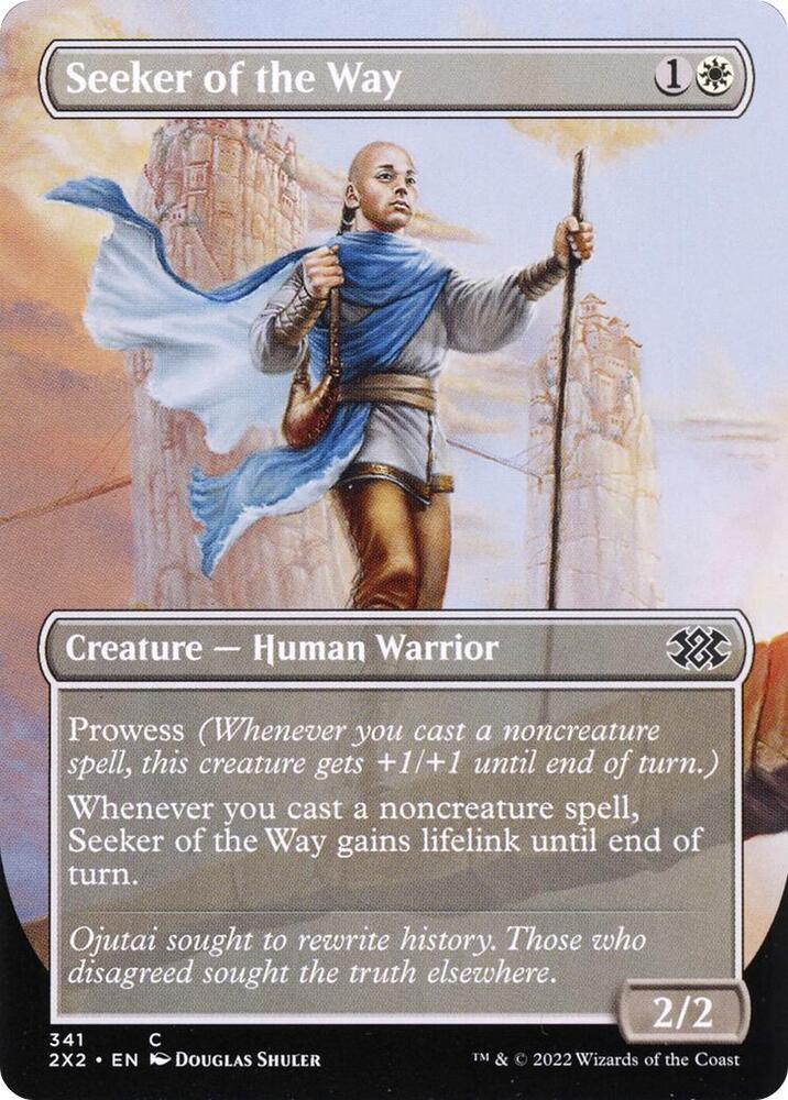 Seeker of the Way Borderless 341/331 (Double Masters 2022)  - Foil