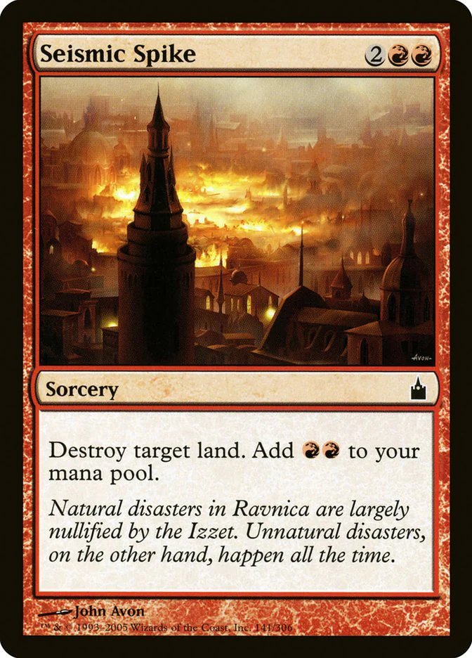Seismic Spike 141/306 (Ravnica: City of Guilds)  - Foil
