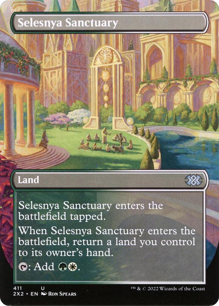Selesnya Sanctuary Borderless 411/331 (Double Masters 2022)