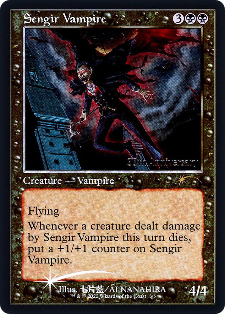 Sengir Vampire Retro Frame 3★/10 (30th Anniversary Promos)  - Foil