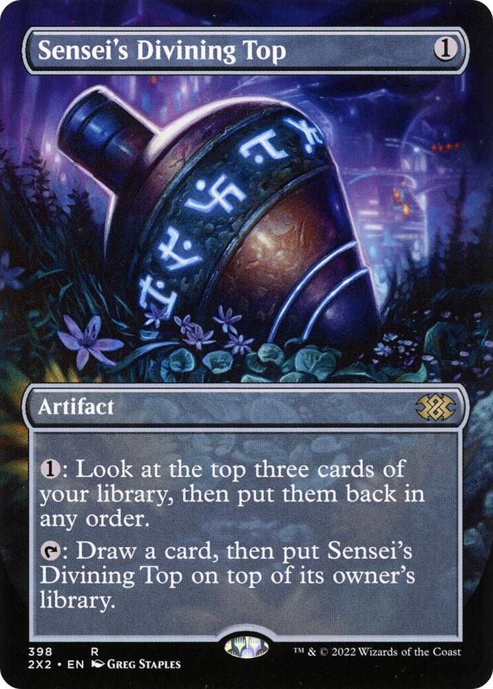 Senseis Divining Top Borderless 398/331 (Double Masters 2022)