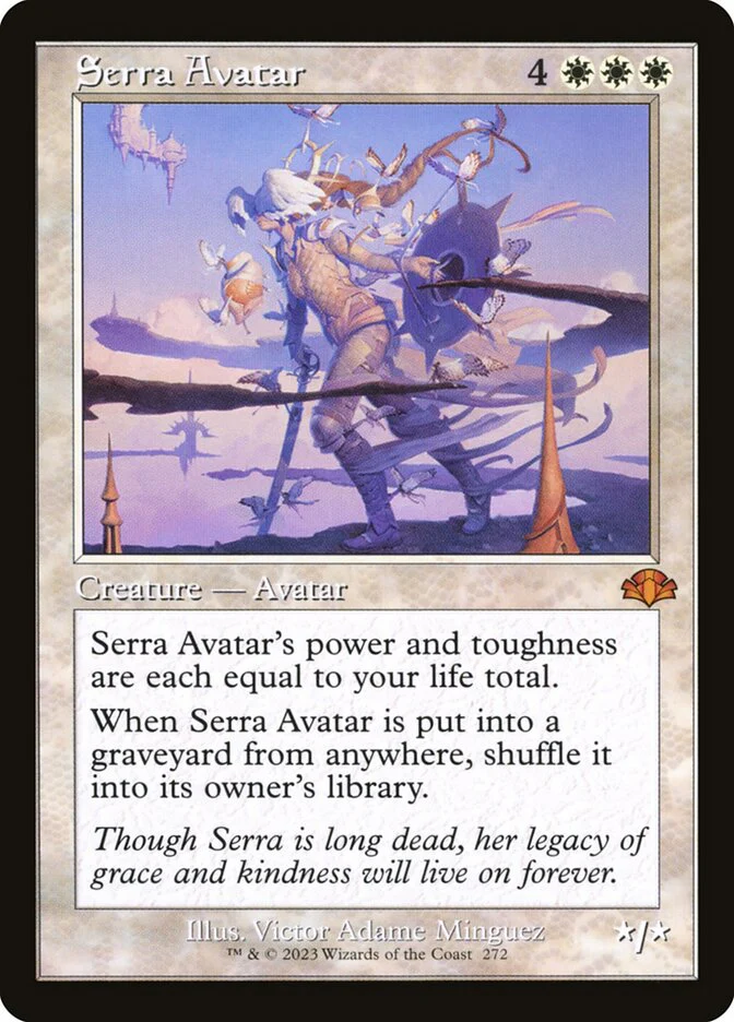 Serra Avatar 272/261 (Dominaria Remastered)  - Retro Foil