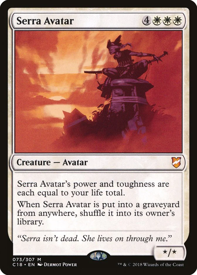 Serra Avatar 73 (Commander 2018)