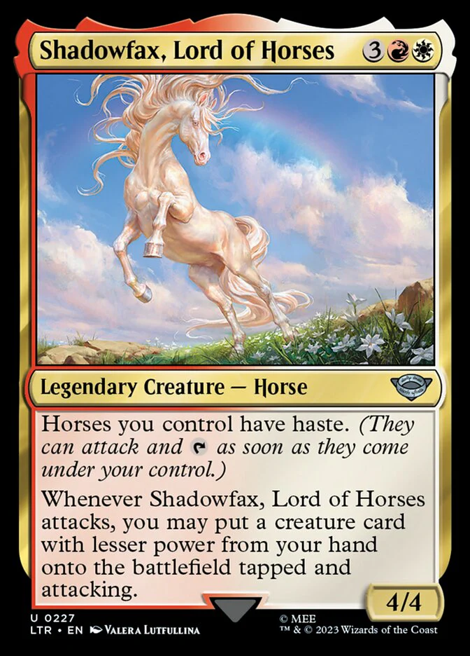 Shadowfax, Lord of Horses 227 (Universes Beyond: The Lord of the Rings: Tales of Middle-earth)  - Foil