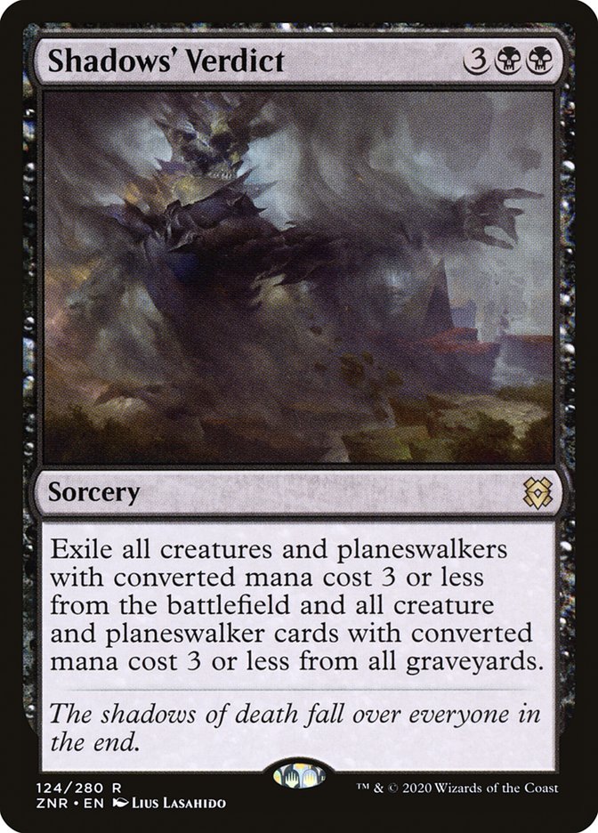 Shadows' Verdict 124/280 (Zendikar Rising)  - Foil