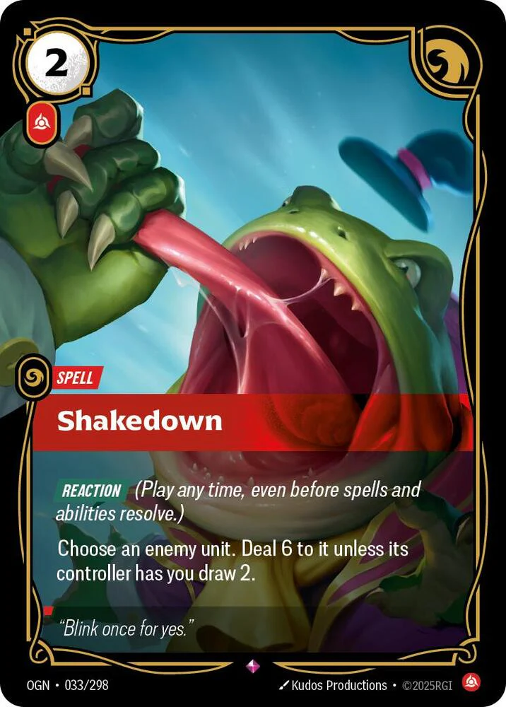Shakedown 033/298 (Origins)  - Foil