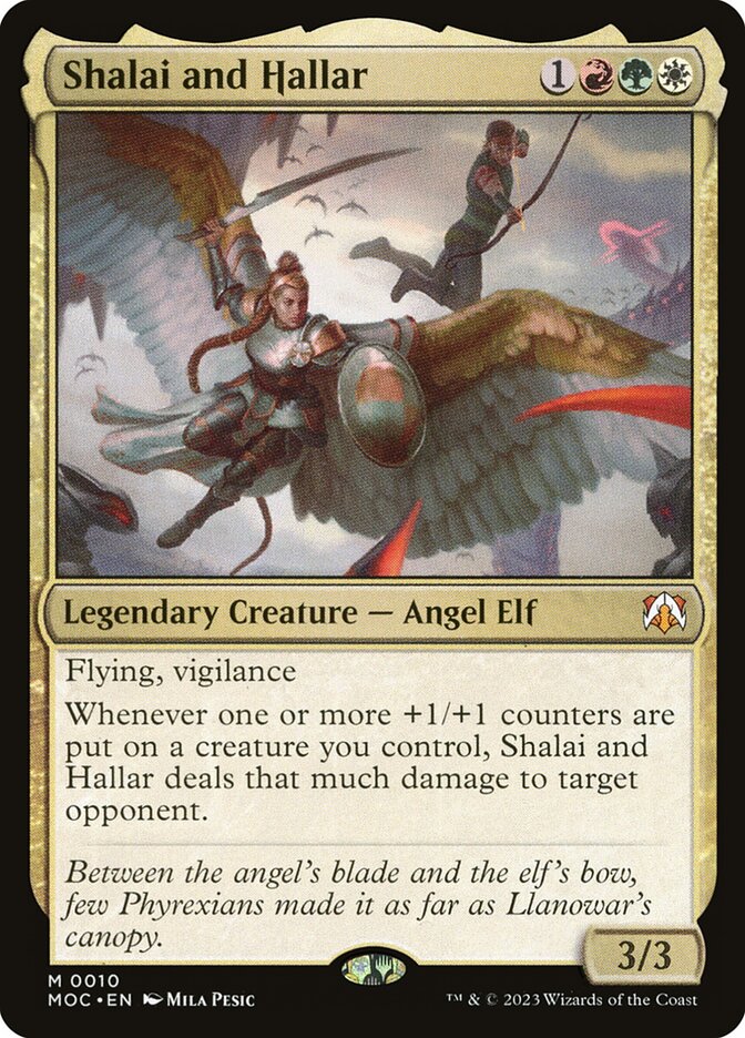 Shalai and Hallar 10/444 (Commander: March of the Machine)  - Foil