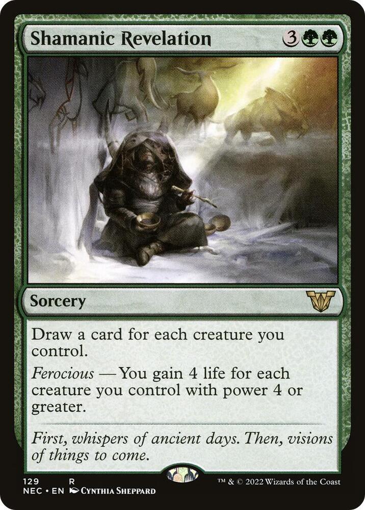 Shamanic Revelation 129/38 (Commander: Kamigawa: Neon Dynasty)