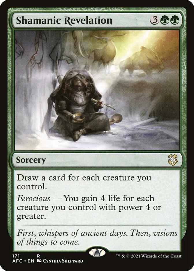 Shamanic Revelation 171/62 (Commander: Adventures in the Forgotten Realms)