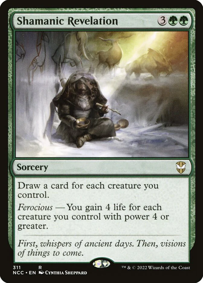 Shamanic Revelation 311 (Commander: Streets of New Capenna)