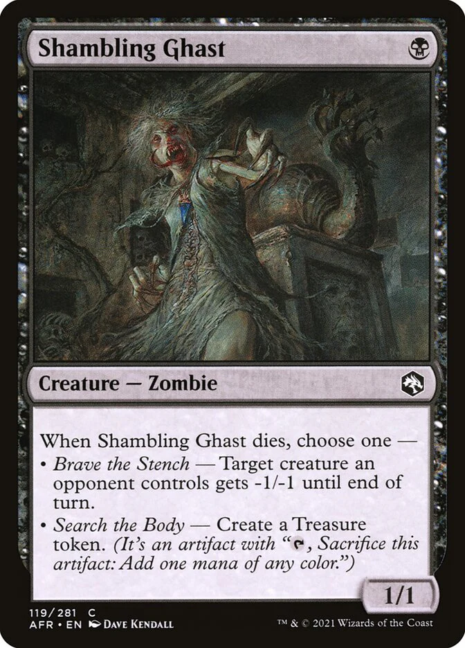 Shambling Ghast 119 (Adventures in the Forgotten Realms) - Foil