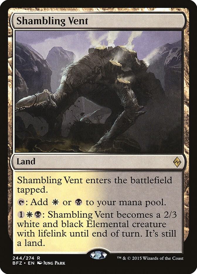 Shambling Vent 244/274 (Battle for Zendikar)  - Foil