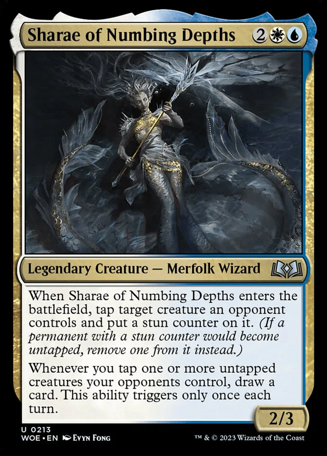 Sharae of Numbing Depths 213 (Wilds of Eldraine) - Foil