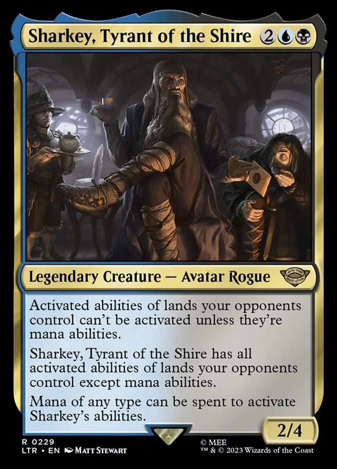 Sharkey, Tyrant of the Shire 229 (Universes Beyond: The Lord of the Rings: Tales of Middle-earth)  - Foil