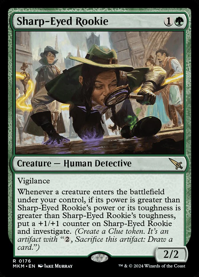 Sharp-Eyed Rookie 176/286 (Murders at Karlov Manor)
