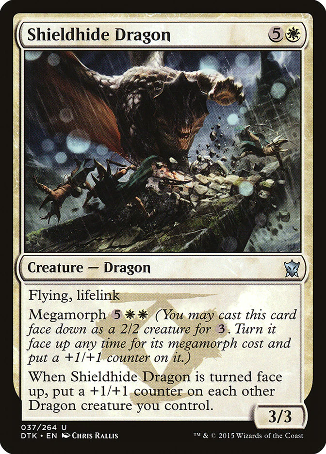 Shieldhide Dragon 37/264 (Dragons of Tarkir)  - Foil