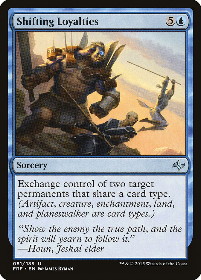 Shifting Loyalties 51/185 (Fate Reforged) - Foil