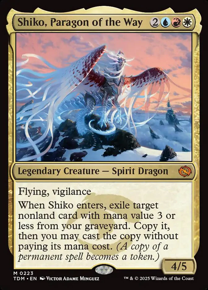 Shiko, Paragon of the Way 223 (Tarkir: Dragonstorm)