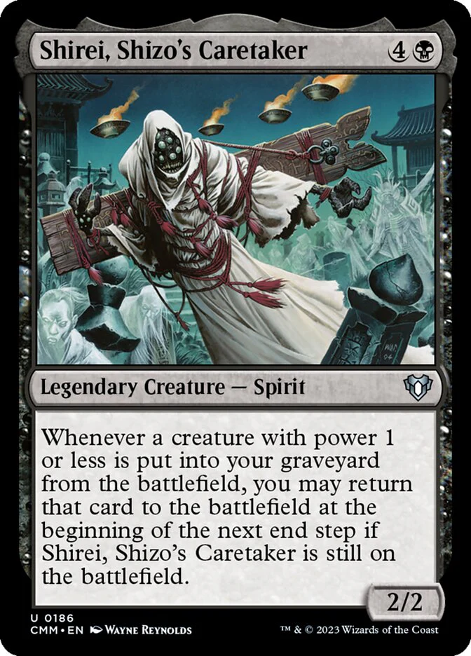 Shirei, Shizo's Caretaker 186 (Commander Masters)