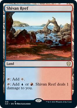 Shivan Reef 316/81 (Commander 2021)