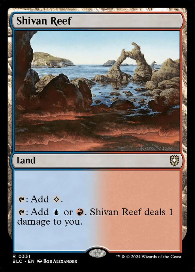 Shivan Reef 331/40 (Commander: Bloomburrow)