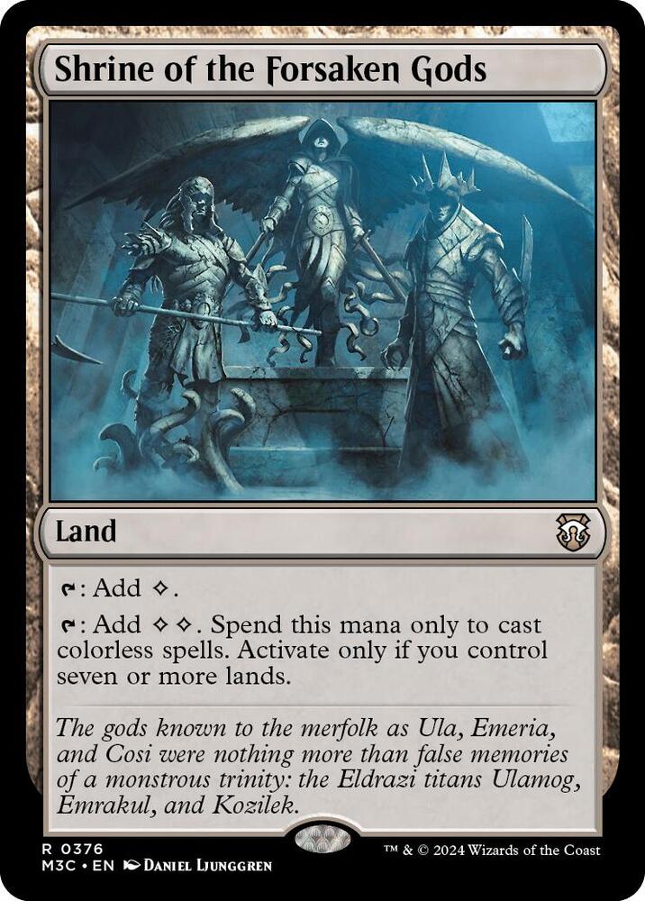 Shrine of the Forsaken Gods 376/411 (Commander: Modern Horizons 3)