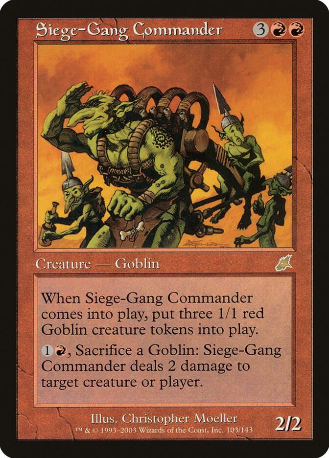 Siege-Gang Commander 103/143 (Scourge)