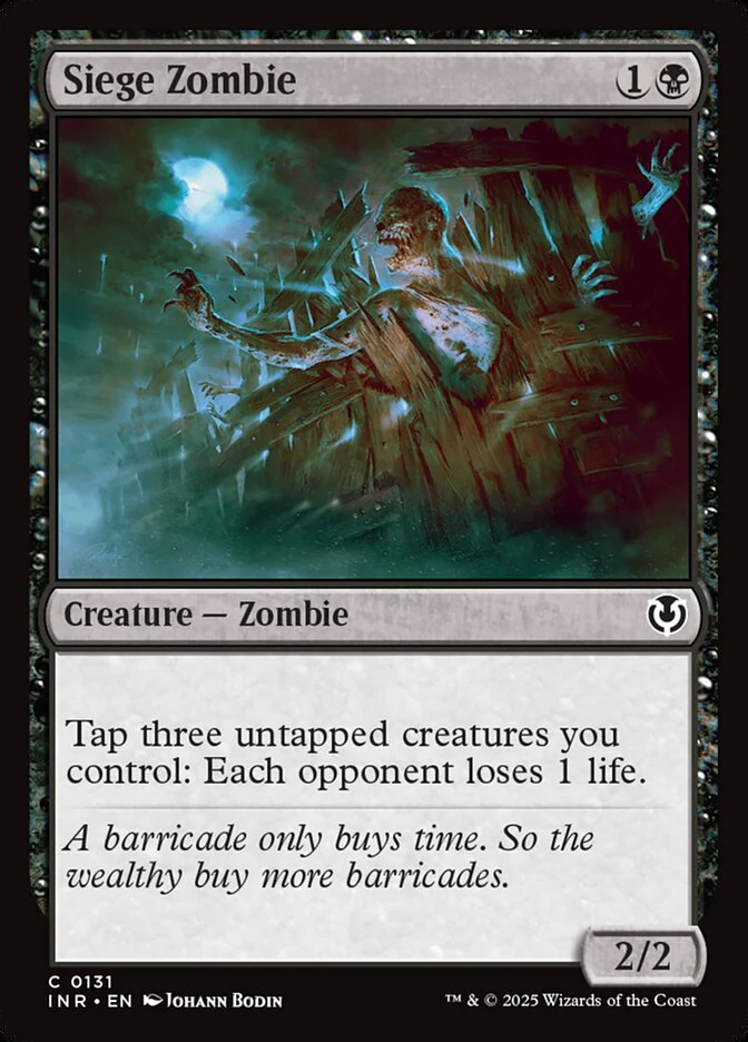 Siege Zombie 131/287 (Innistrad Remastered) - Foil