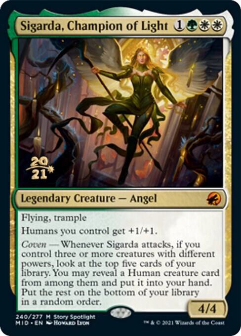 Sigarda Champion of Light 240s/171 (Prerelease Cards)  - Foil