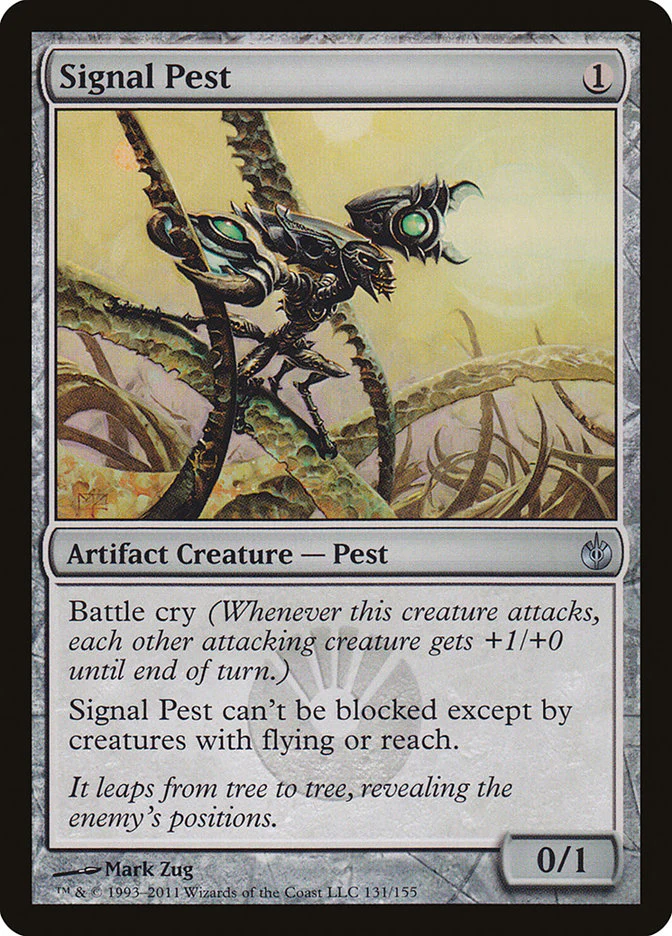 Signal Pest 131/155 (Mirrodin Besieged)  - Foil