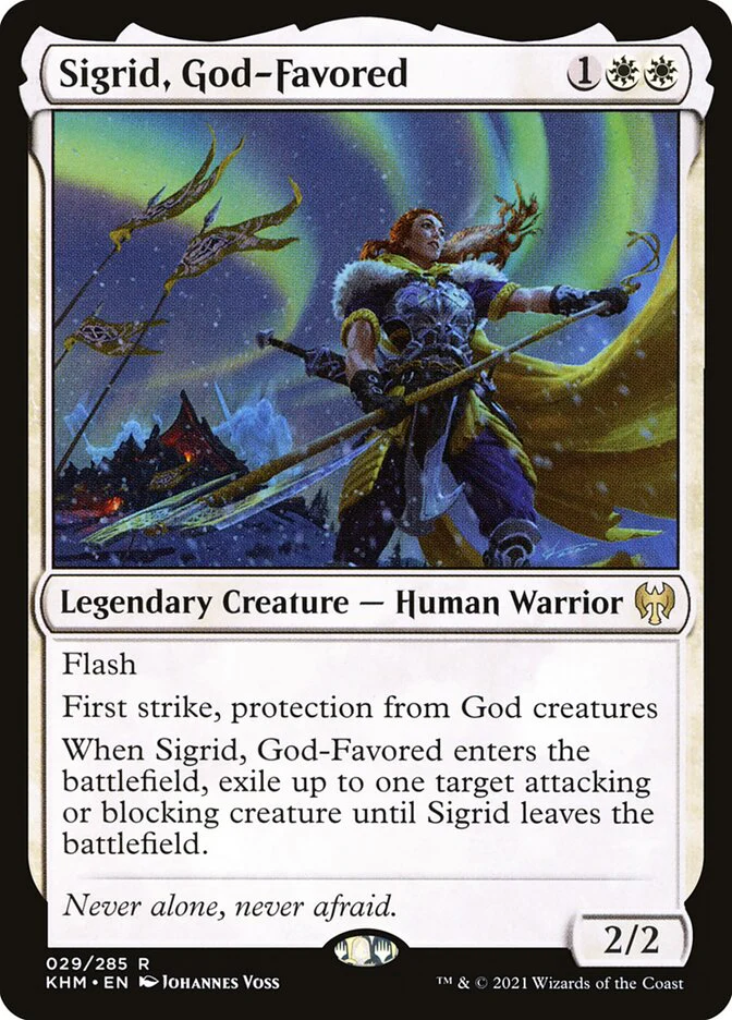 Sigrid, God-Favored 29/285 (Kaldheim) - Foil