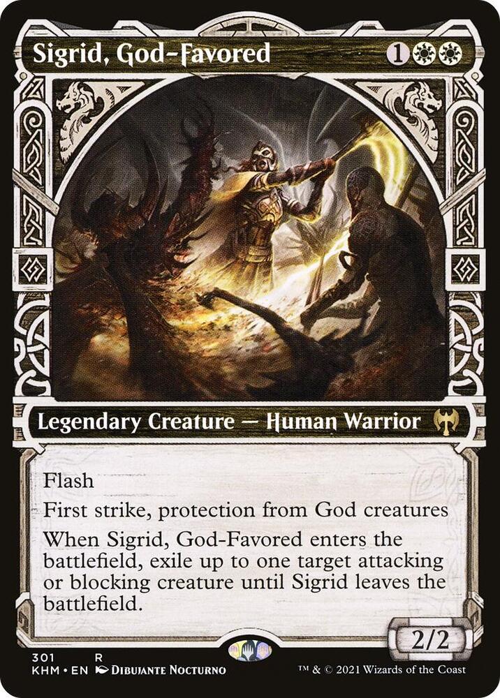 Sigrid, God-Favored 301/285 (Kaldheim)