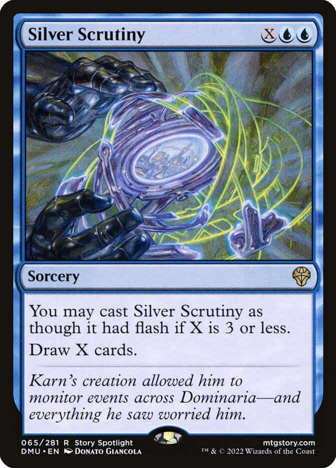 Silver Scrutiny 65/281 (Dominaria United)
