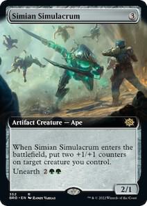 Simian Simulacrum Extended Art 352/287 (The Brothers' War)