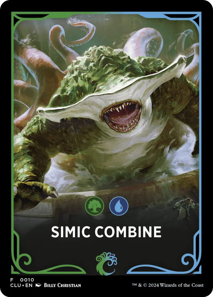 Simic Combine Theme Card 10 (Ravnica: Clue Edition)