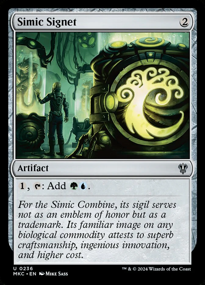 Simic Signet 236 (Commander: Murders at Karlov Manor)