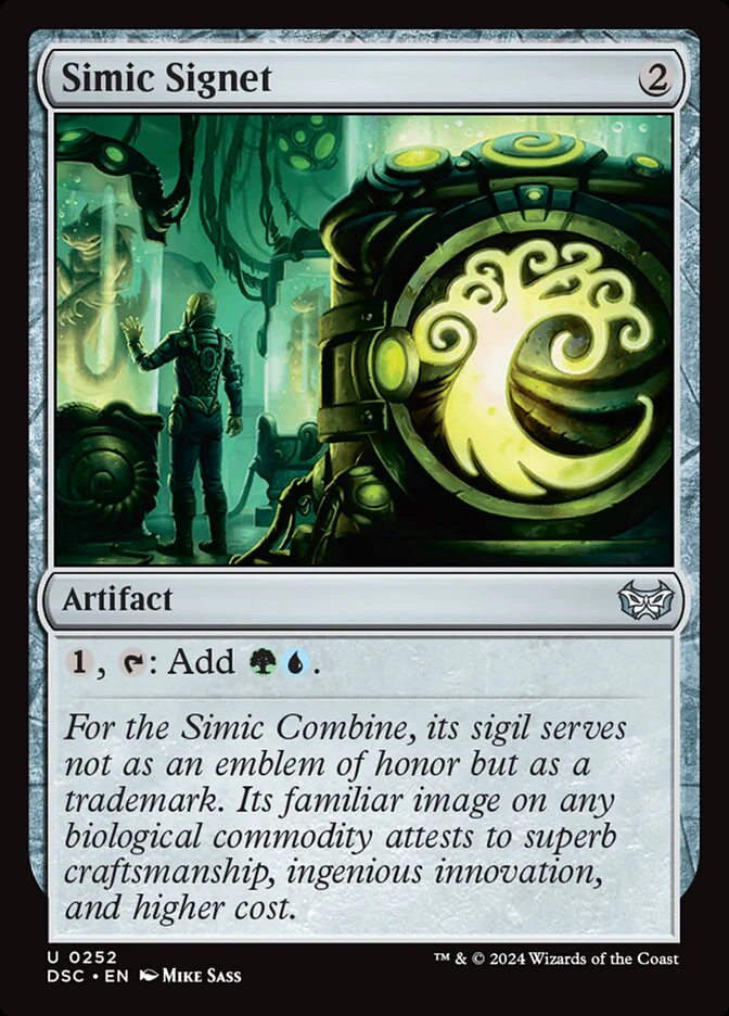 Simic Signet 252 (Commander: Duskmourn: House of Horror)