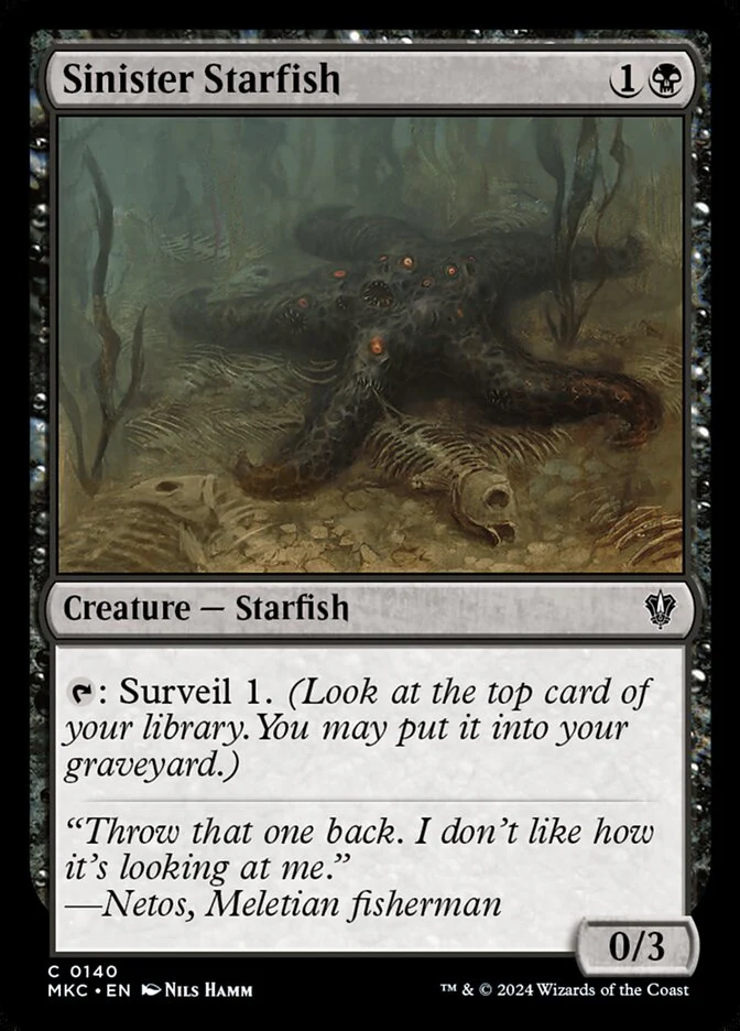 Sinister Starfish 140/311 (Commander: Murders at Karlov Manor)