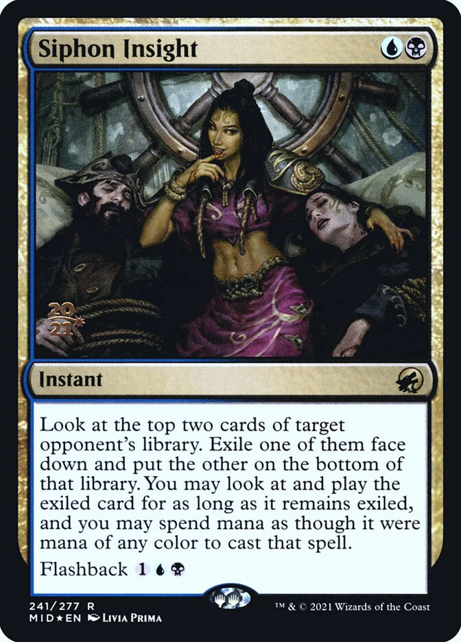 Siphon Insight 241 (Prerelease Cards)  - Foil