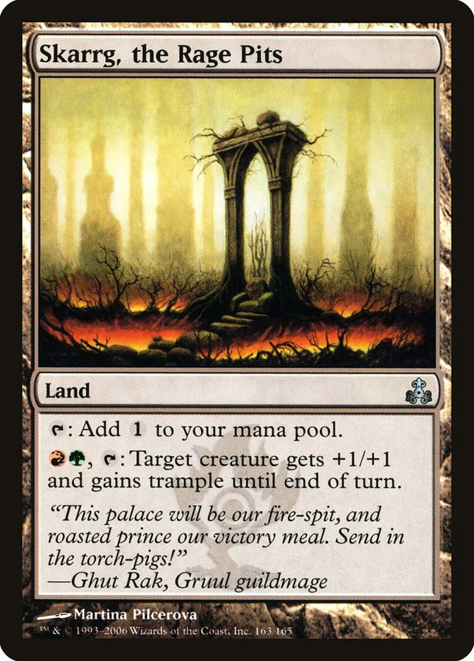 Skarrg, the Rage Pits 163/165 (Guildpact)  - Foil