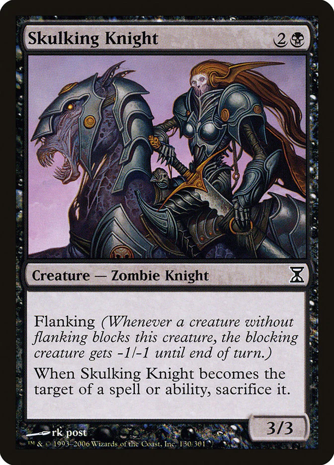 Skulking Knight 130/301 (Time Spiral) - Foil