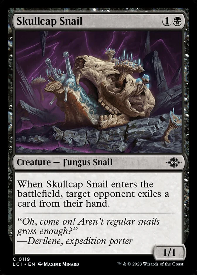 Skullcap Snail 119 (The Lost Caverns of Ixalan)  - Foil