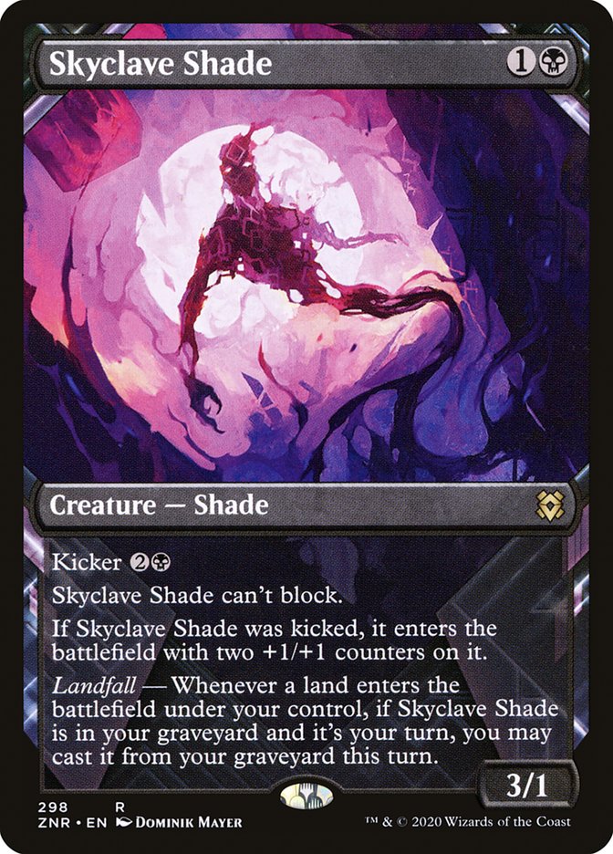 Skyclave Shade 298/280 (Zendikar Rising) - Showcase Foil