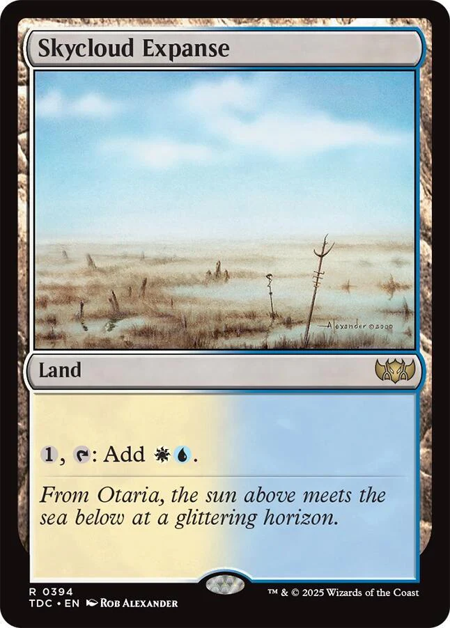 Skycloud Expanse 394/413 (Commander: Tarkir: Dragonstorm)