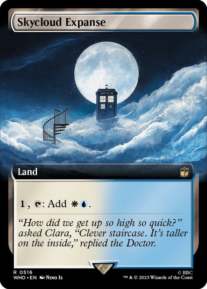 Skycloud Expanse 516/331 (Universes Beyond: Doctor Who)  - Extended Art Foil
