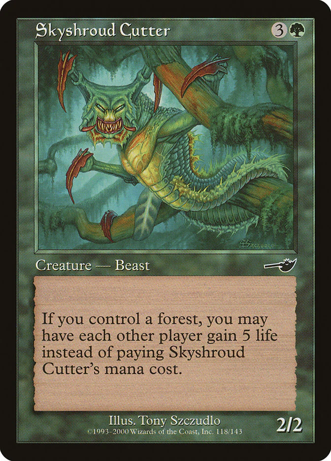 Skyshroud Cutter 118/143 (Nemesis)  - Foil