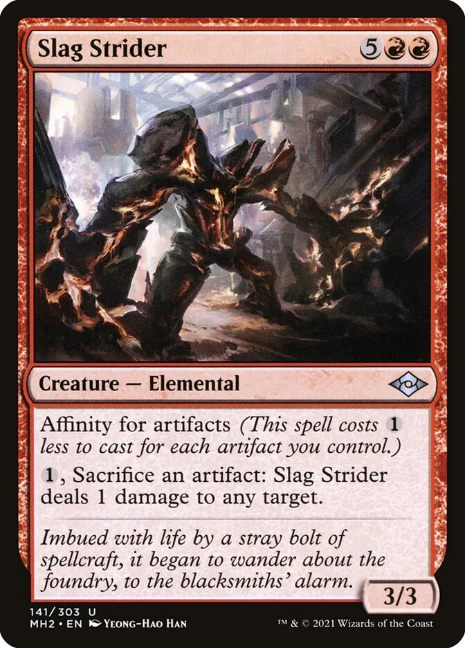 Slag Strider 141 (Modern Horizons 2)  - Foil