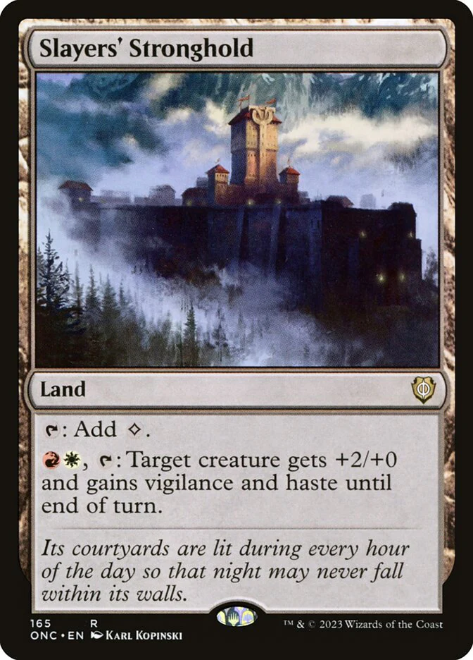 Slayers' Stronghold 165/28 (Commander: Phyrexia: All Will Be One)