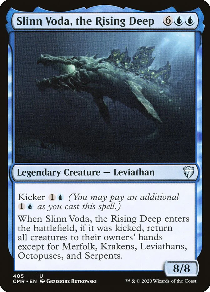 Slinn Voda, the Rising Deep 405/361 (Commander Legends)