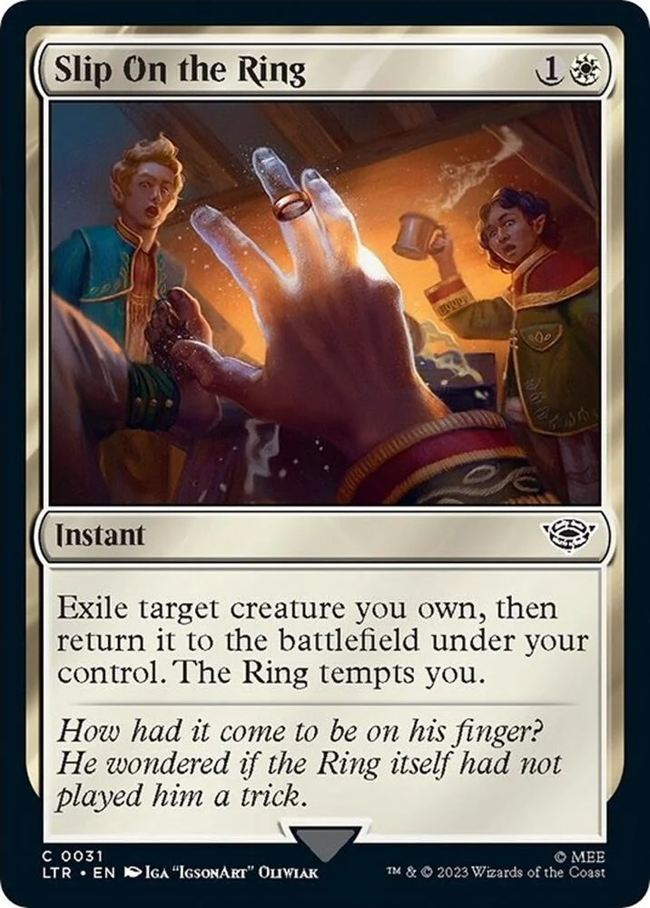 Slip on the Ring 31 (Universes Beyond: The Lord of the Rings: Tales of Middle-earth)  - Foil
